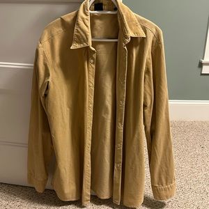 corduroy long sleeve button up